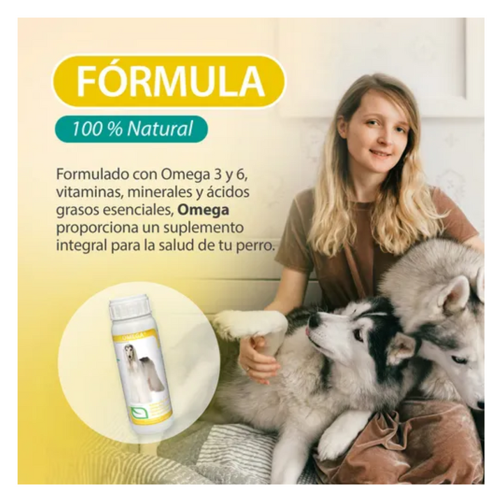 Ruiland Omega Piel y Pelo Perro