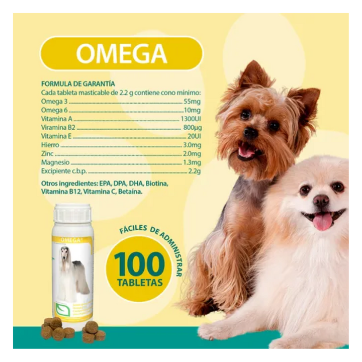 Ruiland Omega Piel y Pelo Perro