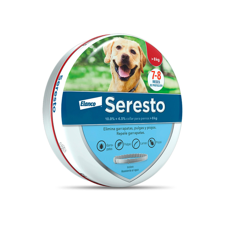 Seresto Collar Antipulgas y Garrapatas para Perro, Grande