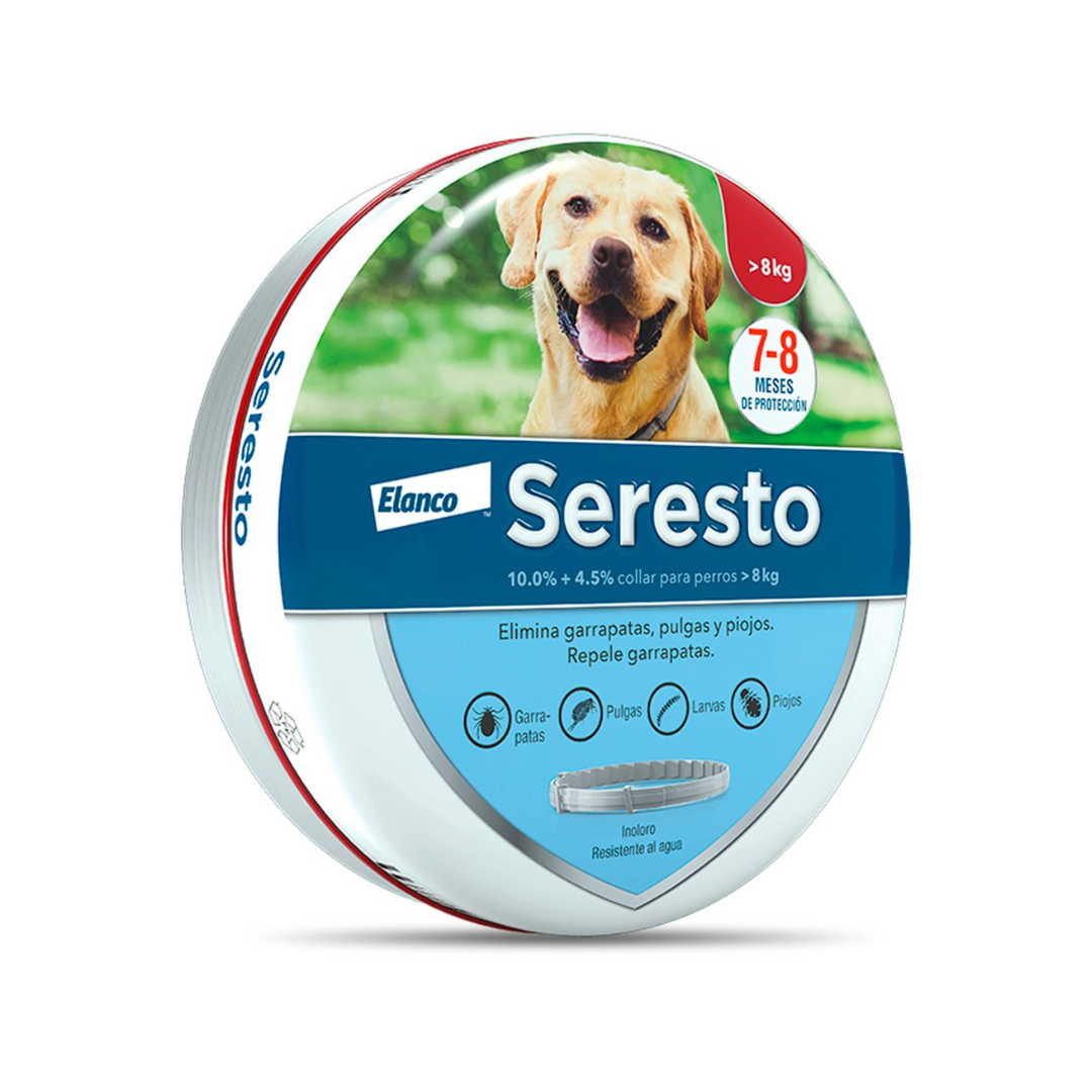 Seresto Collar Antipulgas y Garrapatas para Perro, Grande